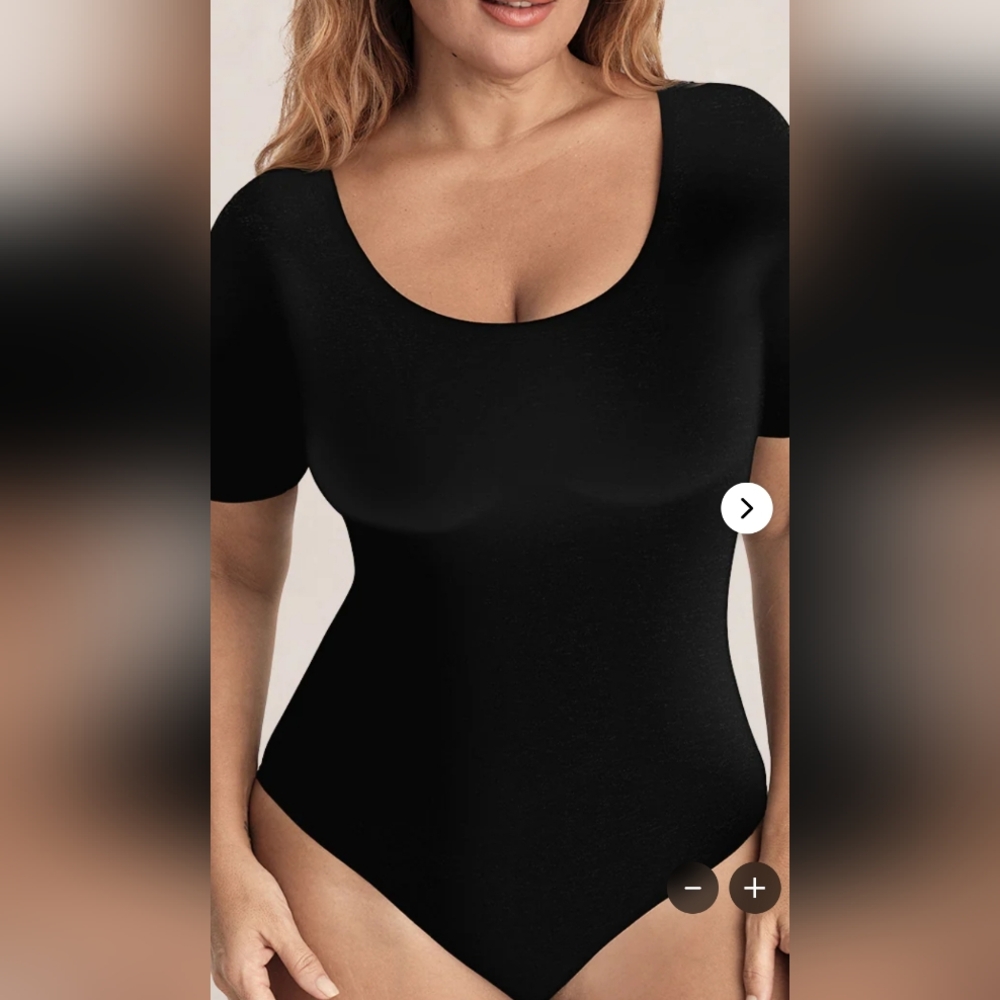 Shapermint Essentials All Day Every Day Short Sleeve Bodysuit